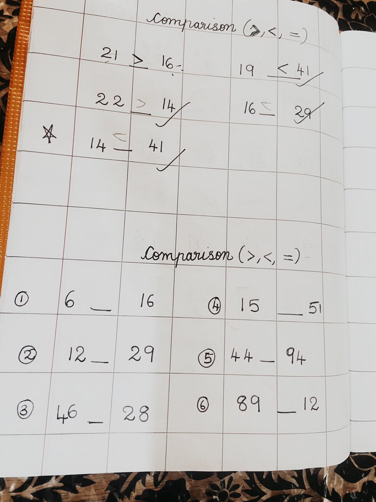 iamnh's tweet image. “This is like a crocodile’s mouth pa (&amp;lt;)! A crocodile always wants more (numbers). So that’s how I solve this pa!” #MathforChildren