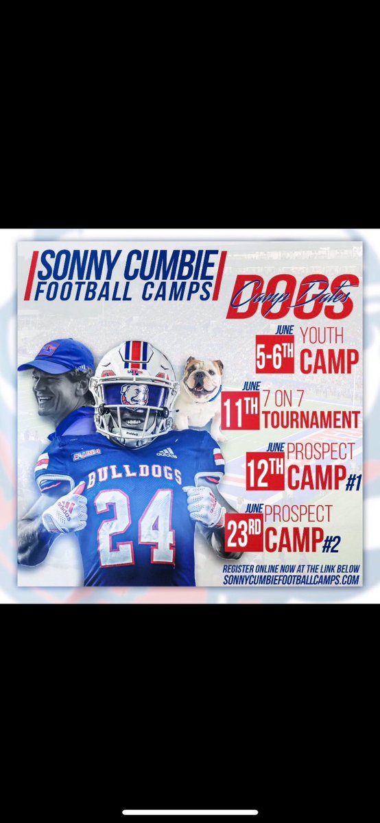 VanThomaslll's tweet photo. Looking forward to attending the Louisiana Tech Football Prospect Camp this Friday!!🔵🔴@LATechFB @SCumbie_LaTech @JBrown_LATech @HetzlerJackson @Coach_SandersQ @CoachJones08 @ArElite100 @Chedda_Mac @PrepRedzoneAR @Rivals @RivalsCole @ArRecruitingGuy @247recruiting @EarlGill10 https://t.co/gm1ttBJRlw