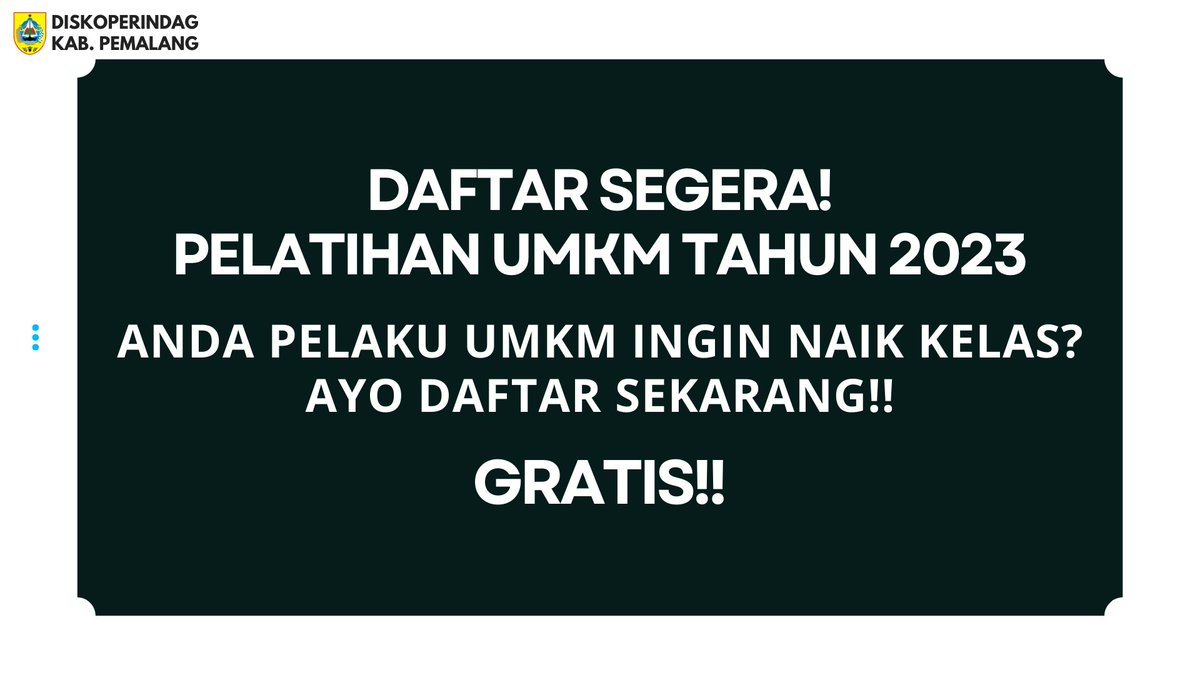 diskoppemalang's tweet photo. NUMBER ONE, HUBUNGI 0284-321542, Pelatihan Kewirausahaan Pemuda
HUBUNGI 0284-321542, Pelatihan Wirausaha Muda Pemula, Pelatihan Kewirausahaan Untuk Mahasiswa, Pelatihan Kewirausahaan Pemuda, Pelatihan Kewirausahaan 2023
#pengembanganbisnis
Jenis Pelatihan Untuk Pemuda https://t.co/rWlT2bf8iv