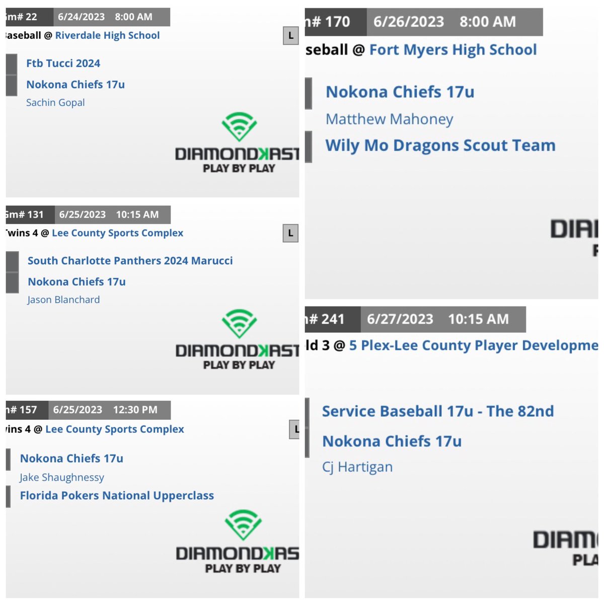 17u Nokona Braves Pitching Rotation for <a href="/PerfectGameUSA/">Perfect Game USA</a> BCS in Fort Meyers Florida this week! <a href="/PG_Scouting/">Perfect Game Scout</a>  - <a href="/sachingopal_/">Sachin Gopal</a> <a href="/Jason_B100/">JJ</a> <a href="/JakeShaughness4/">Jake_Shaughnessy</a> <a href="/m_mahoney44/">Matt Mahoney</a> CJ Hartigan #nokona