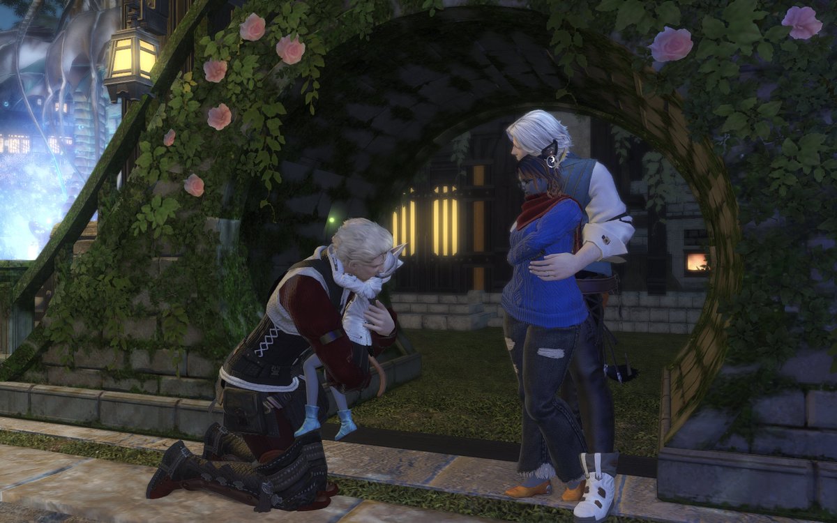 punningway's tweet photo. Once he explained that it wasn't a functioning weapon, and was light enough material for a kid, her parents were okay. Uncle Nero will babysit again.

#ffxiv #ffxivonmac #nerotolscaeva #tillylunagarlond #luraluna #cidgarlond #lunagarlondfamily #gposers #wolship #cidwol #unclenero https://t.co/fkDhFpXdYg