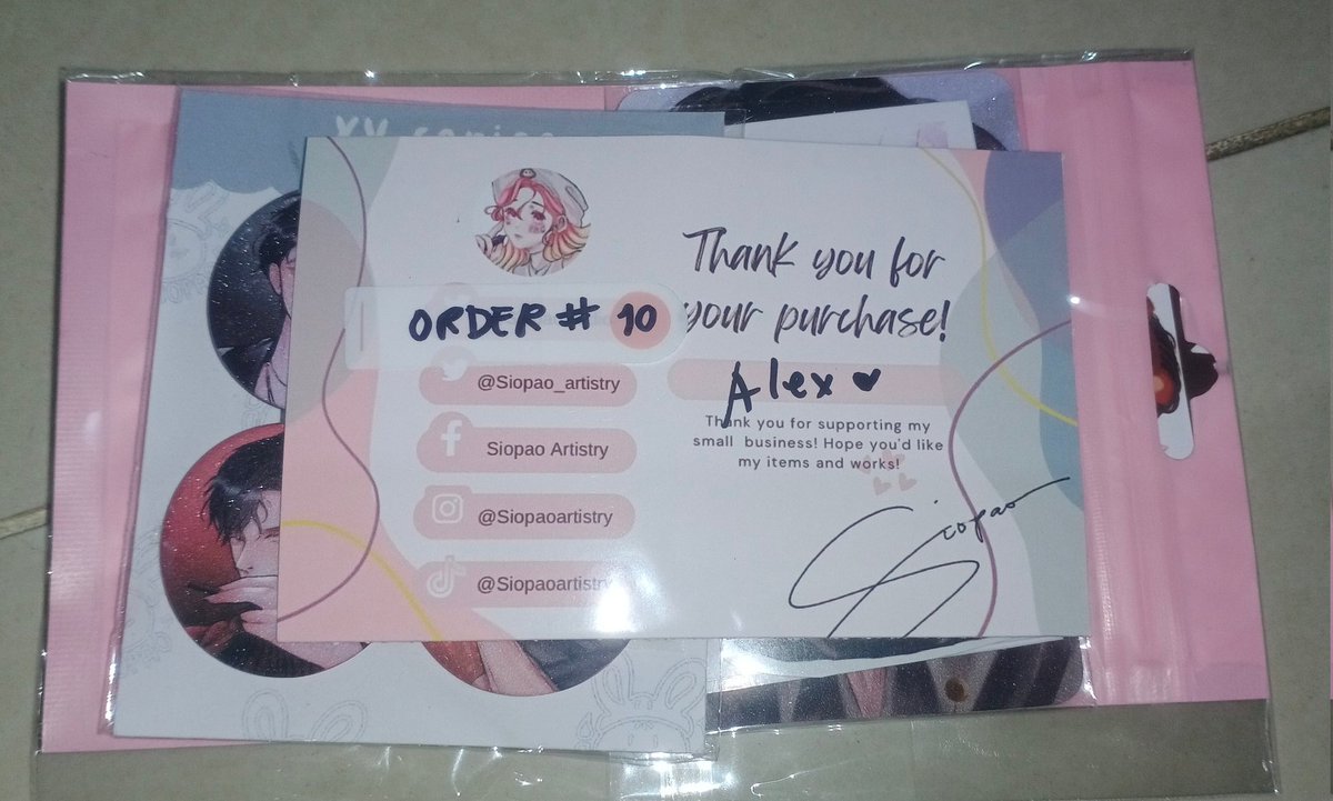 ryslexx's tweet photo. kahapon pa dapat 'to kaso ayaw magupload😭😭😭thank you so much po @SiopaoStudio 🫶🫶🫶 cutie nung xanti sticker na freebie huhu🥺💓 https://t.co/hPcKvClds2