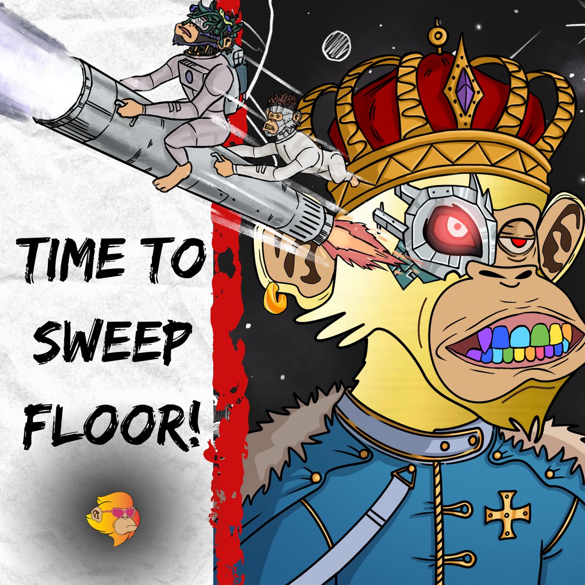 LETS SWEEP THE FLOOR FOR 24 HOURS!🚀 🎁First person: Gains an ApesUtopia of RANK 1-200 🎁First person + 1K CRO will be rewarded if total volume reaches 10K CRO within 24 hours 🎁One of the first time buyers of ApesUtopia gets Free NFT + 200 CRO LETSGO! app.ebisusbay.com/collection/ape…