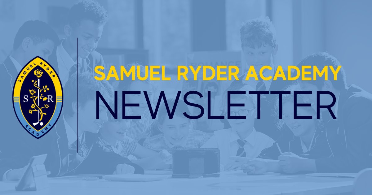 Our latest newsletter is out now:

samuelryderacademy.co.uk/388/newsletters

We wish you all a lovely weekend.