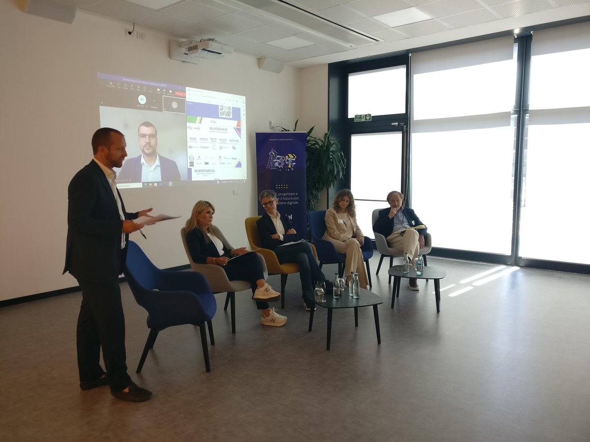 Cefriel (@cefriel) on Twitter photo Tavola rotonda su strategie per #Blockchain in Italia e in Europa: quali prospettive e opportunità?
A parlarne Marco Bianchini, Economist #OCSE, Pietro Azzara, Presidente, Italia4Blockchain, <a href="/AlfonsoFuggetta/">Alfonso Fuggetta</a>, CEO #Cefriel, <a href="/LAYLAPAVONE/">Layla Pavone ⭐️</a>, Coordinatrice Board Innovazione Tavola rotonda su strategie per #Blockchain in Italia e in Europa: quali prospettive e opportunità?
A parlarne Marco Bianchini, Economist #OCSE, Pietro Azzara, Presidente, Italia4Blockchain, <a href="/AlfonsoFuggetta/">Alfonso Fuggetta</a>, CEO #Cefriel, <a href="/LAYLAPAVONE/">Layla Pavone ⭐️</a>, Coordinatrice Board Innovazione