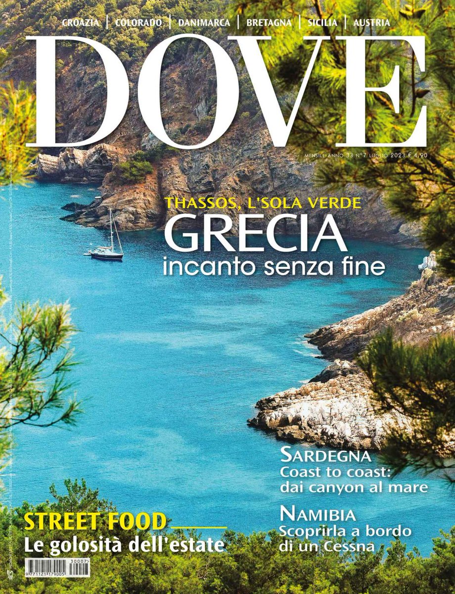 DoveViaggi's tweet photo. È in edicola il nuovo DOVE di luglio con una copertina dedicata alla Grecia e tante nuove idee per partire. Vi aspettiamo!
Qui l'editoriale di @simonatedesco in anteprima⬇️
https://t.co/HZVhLebcHW https://t.co/D9kIwObnzW