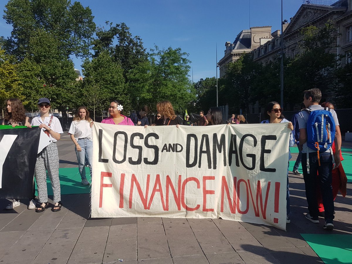 It's the last day of the #NewFinancingPact summit in Paris. World leaders promised 'concrete solutions'. Activists are demanding they #CancelTheDebt for #ClimateJustice. RT to make sure they get the message!