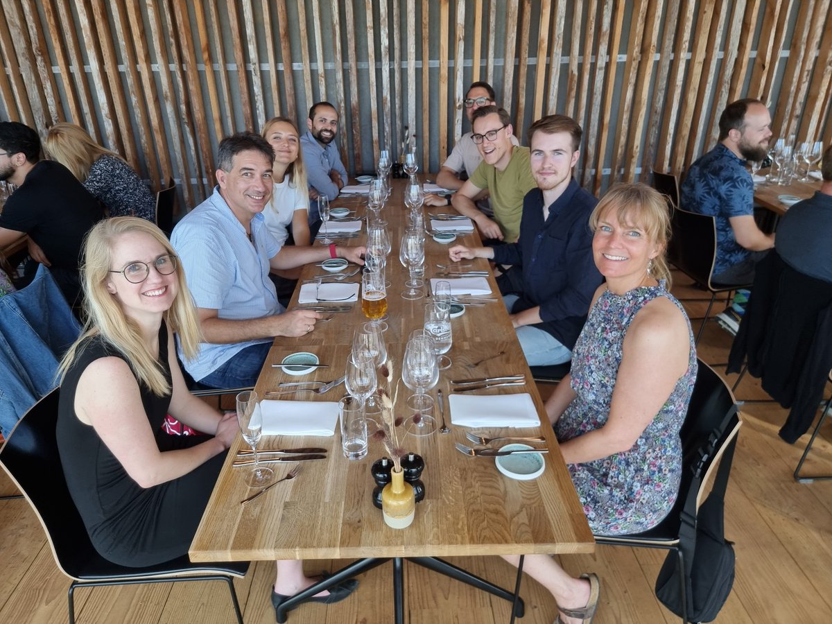 pia_jens's tweet photo. What a week! Amazing to have such a group of nice people in Odense and share our passion for #PTMs and much more🥳🥂😍@bmbSDU #EMBOmodifications23 https://t.co/t8QKEIOzXJ