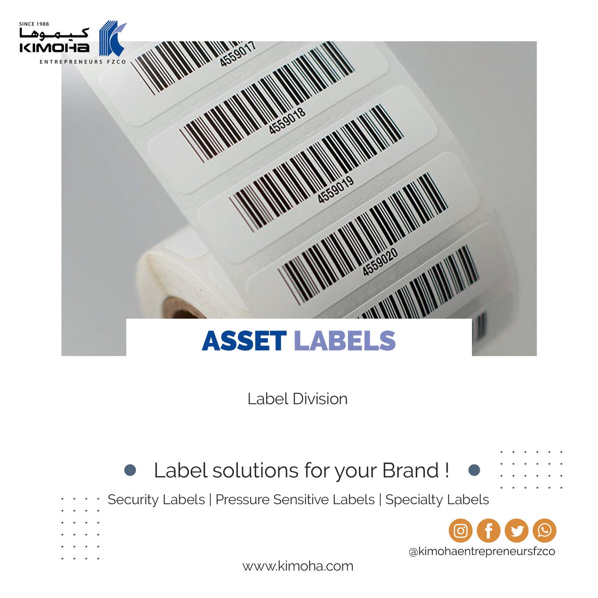 kimohauae's tweet image. ASSET LABELS 
LINK-kimoha.com/product-catego…
#assetlabels #rfid #rfidtags #rfidlabels #assettracking #inventorymanagement #QRcode #barcodescanning #barcodeprinting #barcodescanners #assetmanagement #printing #packaging