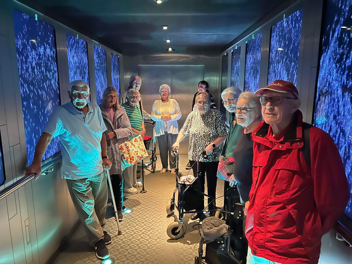 Piltonequality's tweet photo. Our Golden Oldies club enjoyed a visit to @ourdynamicearth on Monday. 

The group travelled back in time, seeing everything from glaciers to volcanoes,  closing with an amazing experience in the planetarium. 

Thank you so much to the staff at Dynamic Earth. https://t.co/ALm6HBfFd7