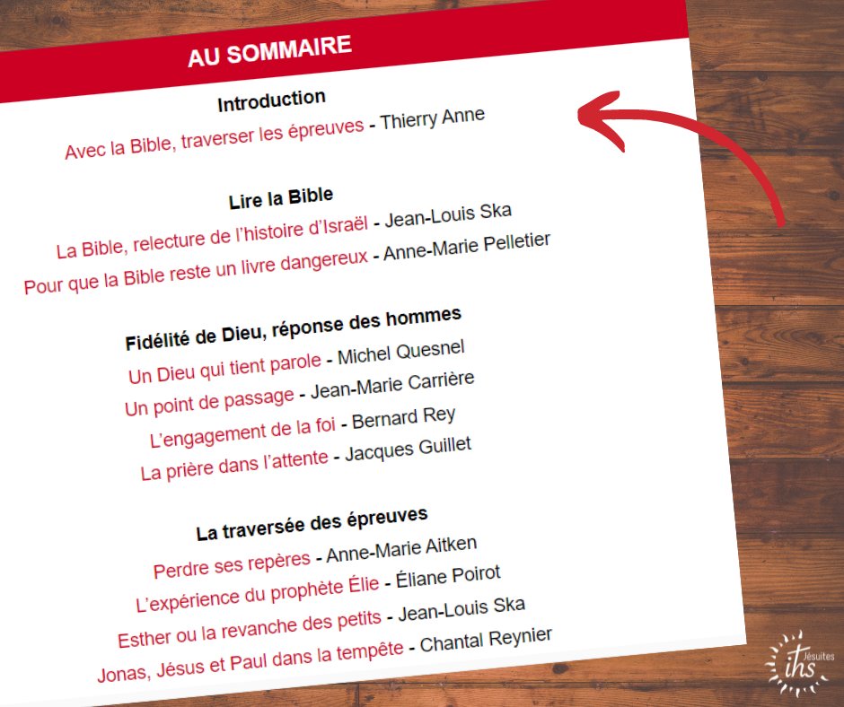 Jésuites EOF (@jesuites) on Twitter photo 📚 Un Dieu qui tient parole, La prière dans l’attente, Les tentations de Jésus, La révolte du psalmiste... Ce sont les thèmes du nouveau hors-série de la <a href="/RevueChristus/">Revue Christus</a> à découvrir ici : urlz.fr/mrod
👉 Pour mieux connaître la revue : urlz.fr/mrow 📚 Un Dieu qui tient parole, La prière dans l’attente, Les tentations de Jésus, La révolte du psalmiste... Ce sont les thèmes du nouveau hors-série de la <a href="/RevueChristus/">Revue Christus</a> à découvrir ici : urlz.fr/mrod
👉 Pour mieux connaître la revue : urlz.fr/mrow