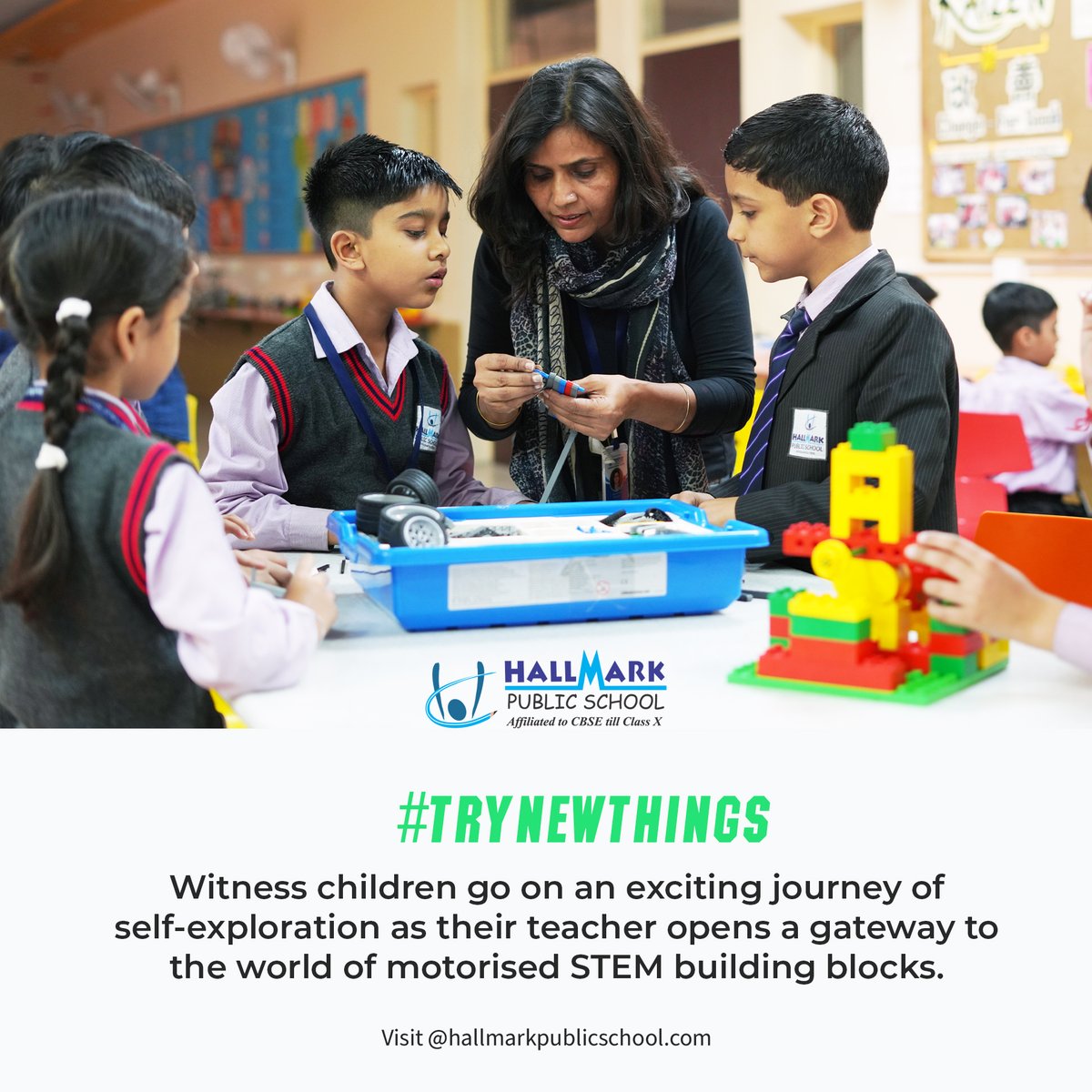 Our unique programme offers a getaway to a world of creativity and innovation, where children can explore the principles of engineering and design in a fun and engaging way 🚀✨

#TryNewThings #STEMEducation #HallmarkPublicSchool #LifelongLearning #CBSESchoolInPanchkula