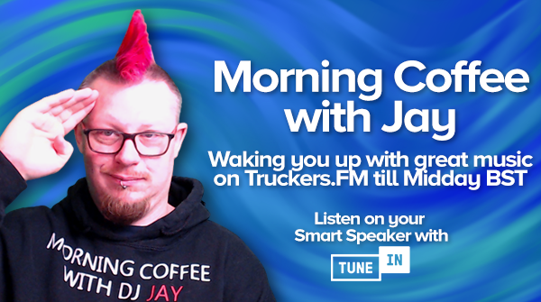 Hello all long time no see. I am now live <a href="/TruckersFM/">Truckers.FM</a> for the "Morning Coffee with Jay" show I am sadly not streaming today but hope to be back Monday.