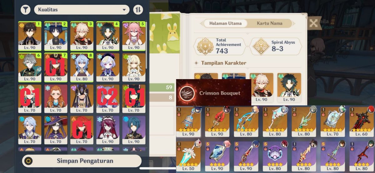 damselettv's tweet photo. — Selling Genshin Impact 

• Asia, No deadlink, HuHoma C1
• (Negotiable)
#genshinimpact #wtsgenshin #genshinselling #genshinbuy #genshinaccount #genshinsell #genshinsale #genshintwt #zonauang #zonajajan #genshin #honkaistarrail https://t.co/nfBhbEipoR