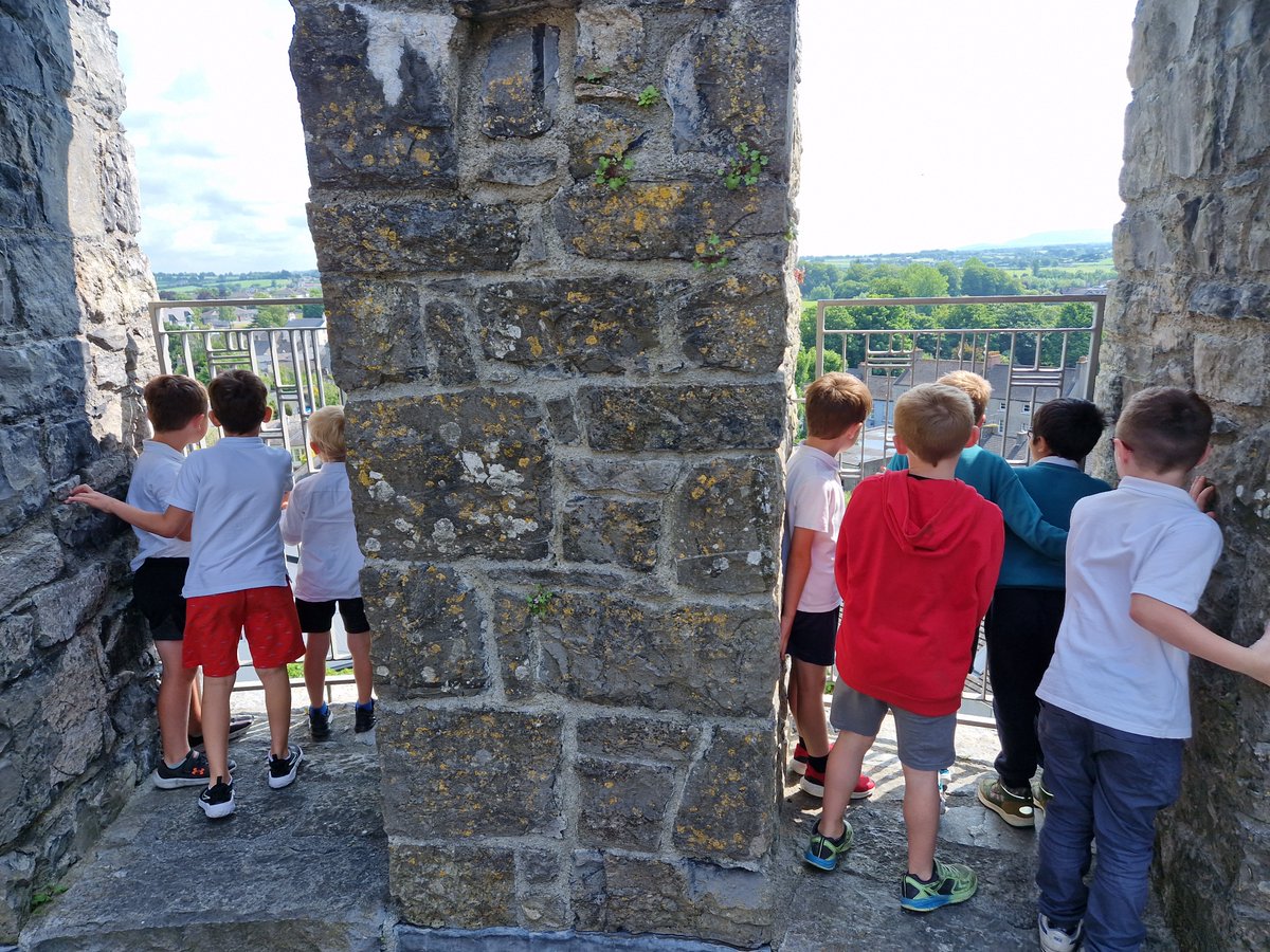 nenaghcns's tweet photo. Mr. Prout's class had a great time learning local history when they visited Nenagh Castle recently. A big thanks to Kevin Whelan for sharing his knowledge with the group @Nenagh_ie @TipperaryETB @cnsireland #nenaghcastle #heritage #nenagh #community #ourlocalenvironment https://t.co/7WKBdNsene