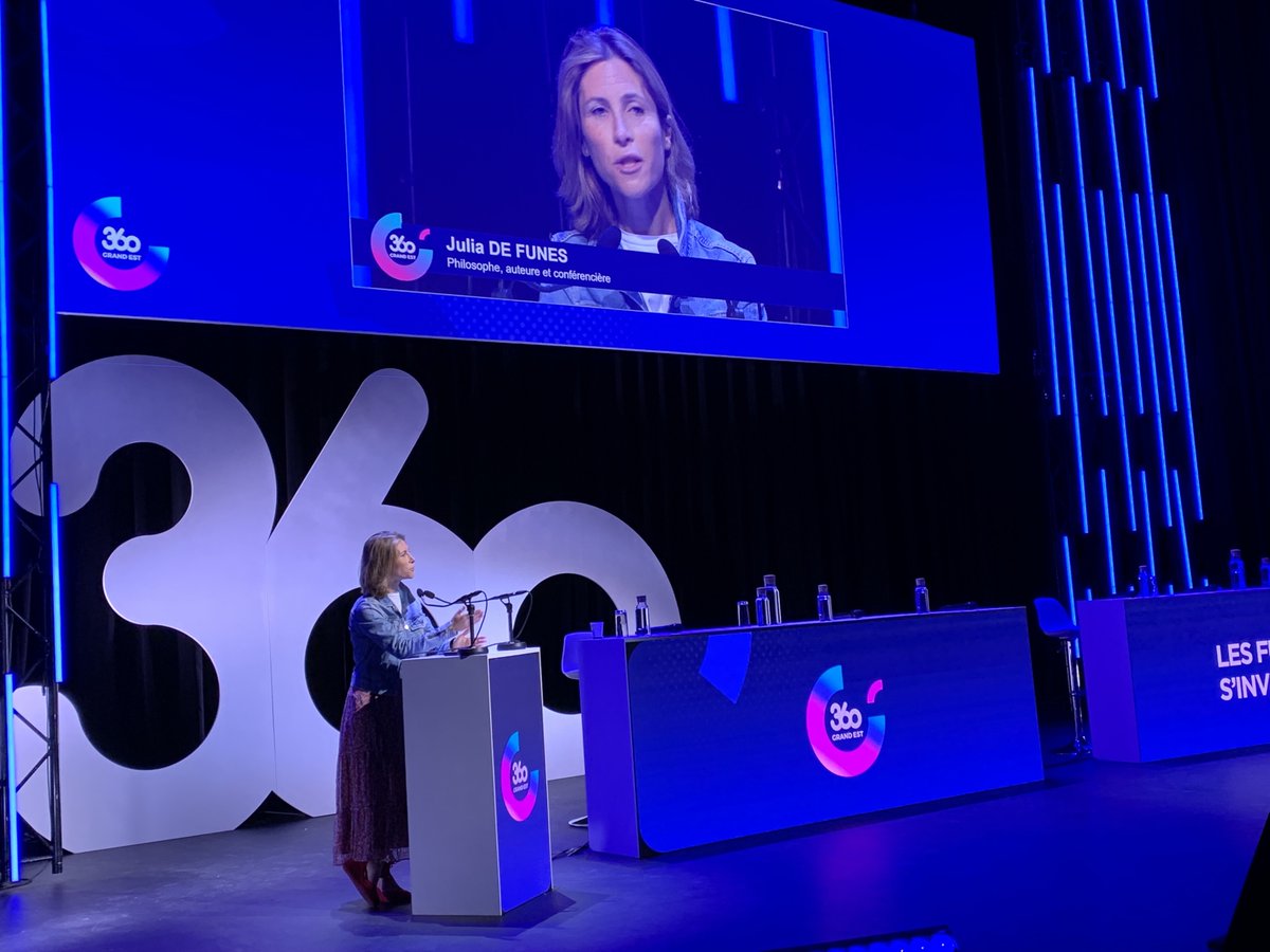 📍Repenser l'approche managériale des ressources humaines pour favoriser l'engagement et l'autonomie des collaborateurs
Avec l'intervention en plénière de <a href="/JuliadeFunes/">de Funès</a>, Philosophe, auteure et conférencière, Laurence BERTAUD présidente <a href="/ANDRH_Officiel/">ANDRH</a>
#360GrandEst #rh #management