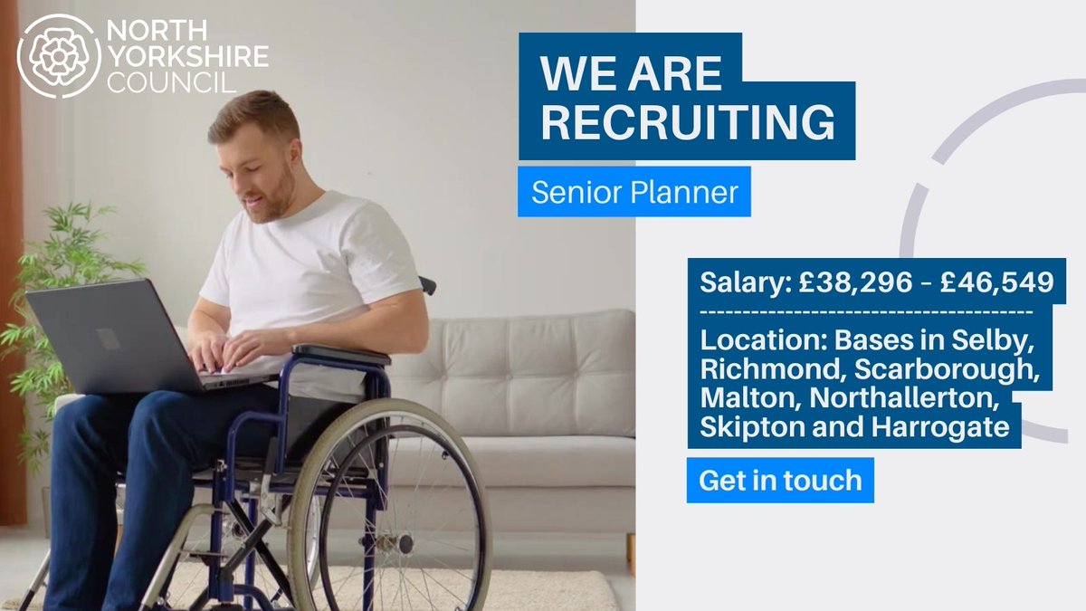 NycjobsUk's tweet image. Opportunities for planners at all career stages! We are hiring! 
We are looking to attract passionate and ambitious planners at all stages of their careers. We offer full training and support.
 bit.ly/3XigfuD    #NorthYorkshire #LiveWorkPlay #PlanningDevelopment
