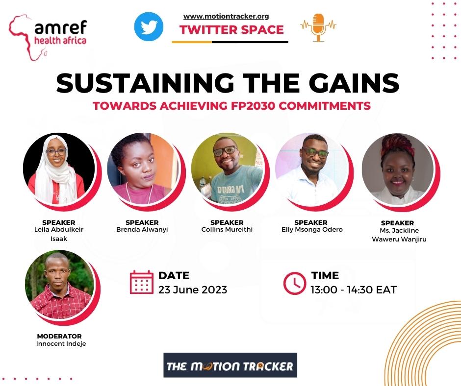 Tik Tak! Tik Tak! About an hour and a half to go! Are you ready! Have you registered! When: Jun 23, 2023 01:00 PM Nairobi Topic: Sustaining the Gains, Toward Realizing the FP2030 Commitments Register in advance for this webinar: amref.zoom.us/webinar/regist… #FP2030Commitments