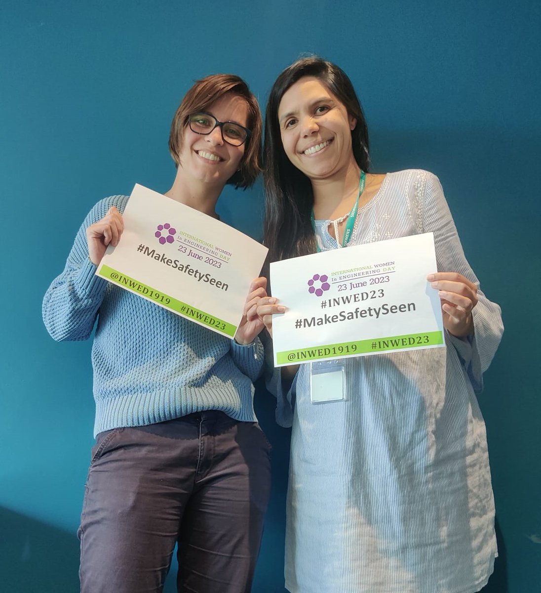 Happy #InternationalWomeninEngineeringDay! 
Today have been focused on celebrating #inwed23. Congratulations to all the amazing colleagues at #siemens . You’re an inspiration to young women entering engineering. #makesafetyseen #engineering.