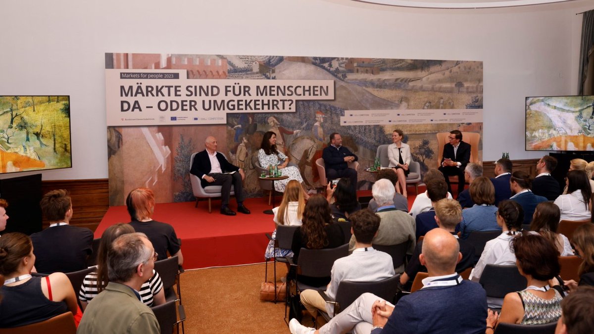 The debate has started in Salzburg 🇦🇹

Are '#MarketsForPeople - or Vice Versa❓' 

Connect now to follow live the event 📺👇
europa.eu/!HBJRcD

Participate and ask you questions to our speakers in German or English 💬