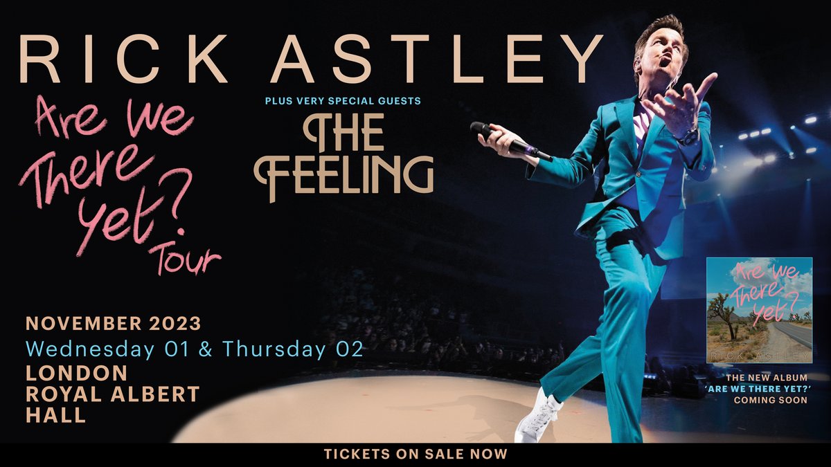 Tickets on sale now. tix.to/RickAstley