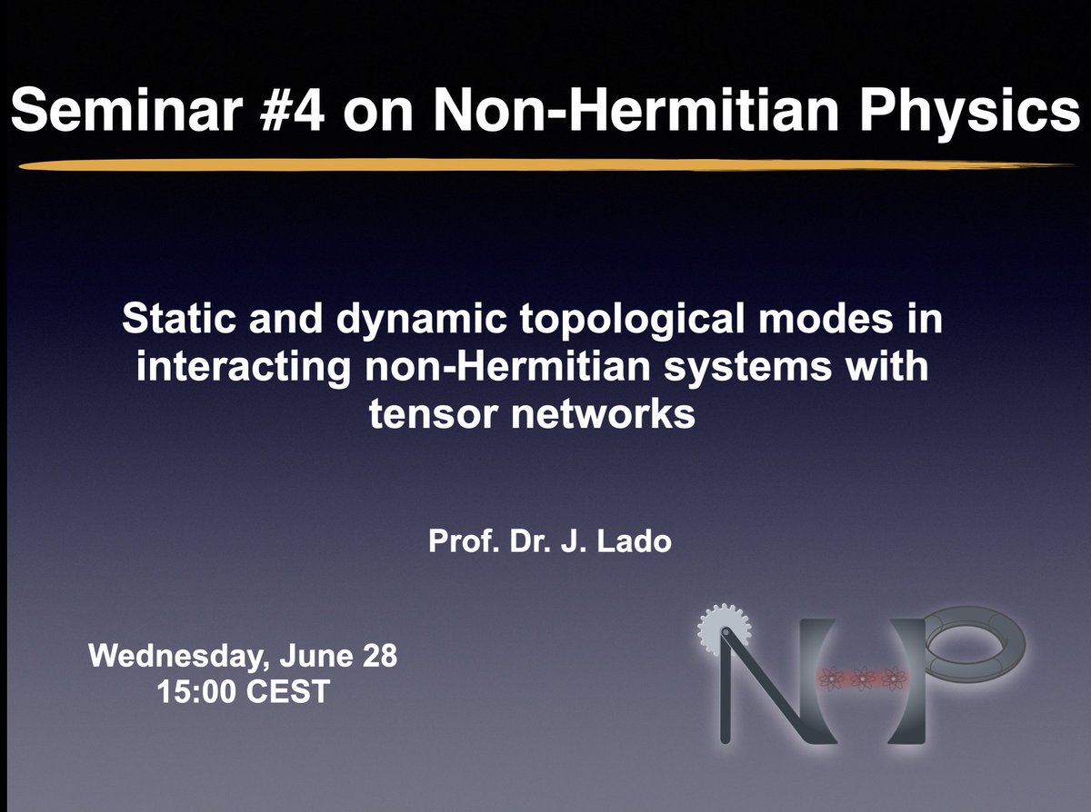 Our fourth #NHP_Seminar is on Wednesday, the 28th of June, at 15:00 CEST, given by Prof. Lado.  

Check out sites.google.com/view/nh-semina…… for details.