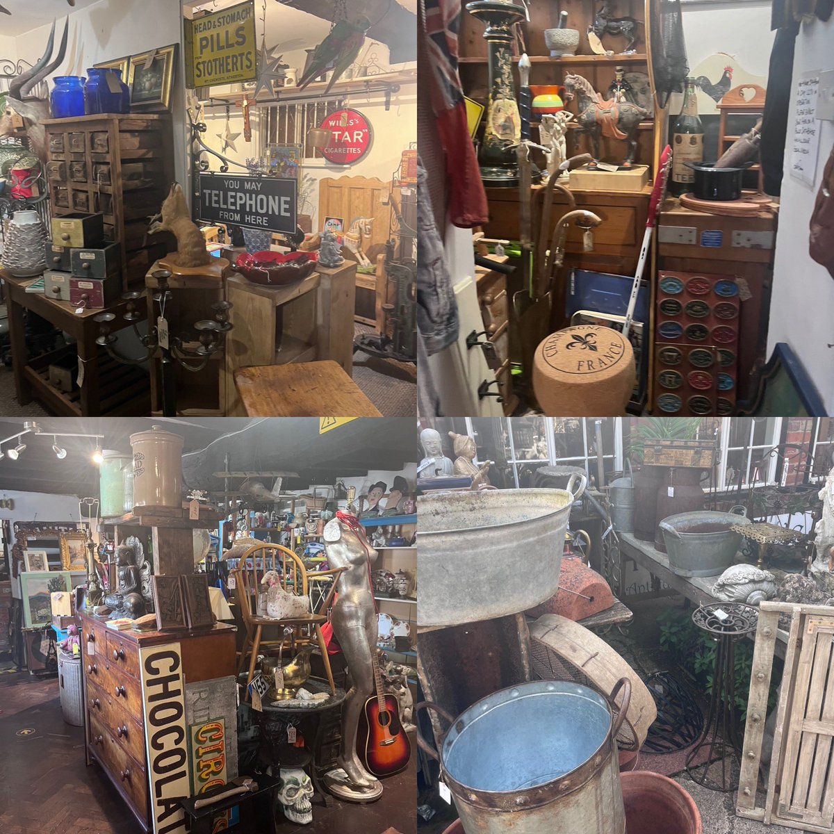 VLHenley's tweet photo. Treasure trove at the Vintage Look #henleyonthames
Open 7 days.
Lovely weather to pay a visit to our beautiful town ❤️ https://t.co/mopR8dP6vI