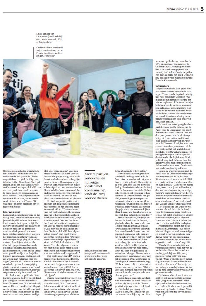 Esther Ouwehand tweet media