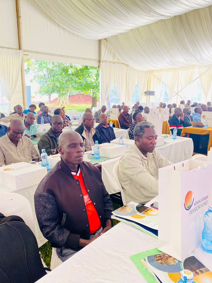 Attentive and engaged, our members make the AGM discussions come alive! Together, we're shaping our future. @KenyaPower @KETRACO1 @nuclearkenya 
KPLC
#AGM #AnnualGeneralMeeting #KPLC #KETRCO #NuPea #Retirement #RetirementBenefits #KenyaPower #Pensions #Pension #PensionSchemes