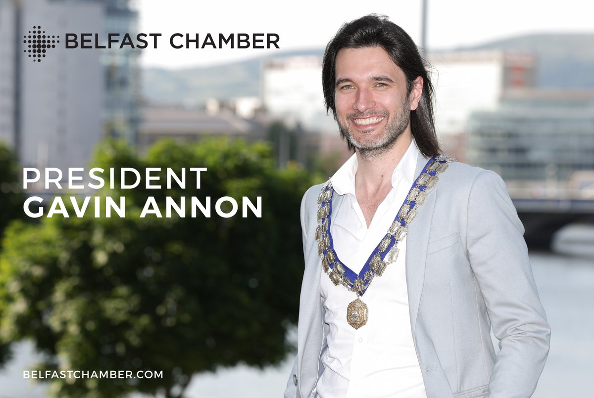 MountCharles_'s tweet photo. Mount Charles is proud to announce that Sales &amp; Marketing Director, Gavin Annon, has been elected as Belfast Chamber President. 👏🎉

Gavin will serve at the organisation’s Annual General Meeting which was held in BT’s Riverside Tower.

@BelfastChamber https://t.co/Q4j58qQU0s