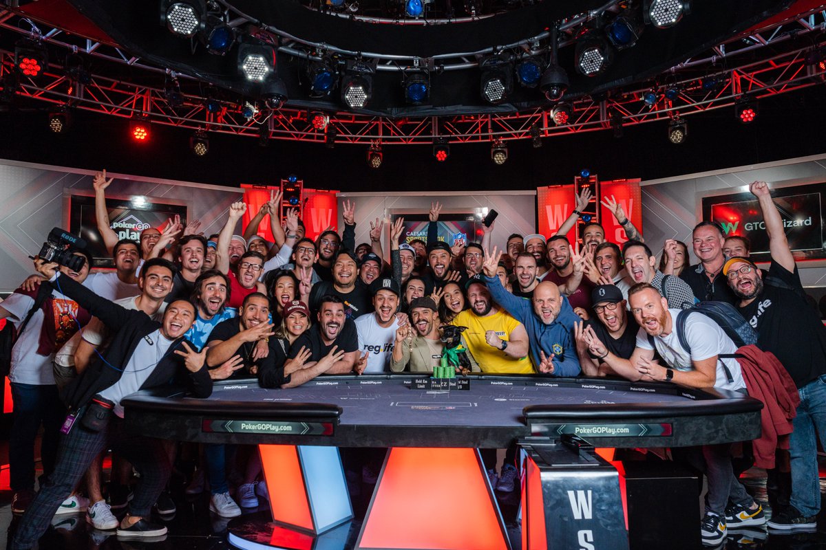 WSOP's tweet photo. Yuri Dzivielevski picked up his second mixed game bracelet and third bracelet overall by winning Event #47: $1,500 H.O.R.S.E for $207,688!

Congratulations, @YuriNerdguy! https://t.co/Y9jw8wlhgI