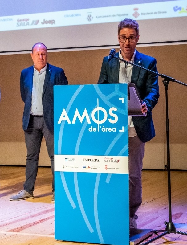 ⚽️Participem en l'acte de lliurament de la 1⃣2⃣a edició dels Premis Amos de l'Àrea, a #Figueres. 

🏆Enguany, s'hi han guardonat 1⃣7⃣ futbolistes de l'#AltEmpordà, tant en categoria masculina com femenina.

🎙️Amb el diputat d'#EsportsDdGi, en funcions, Jordi Masquef.