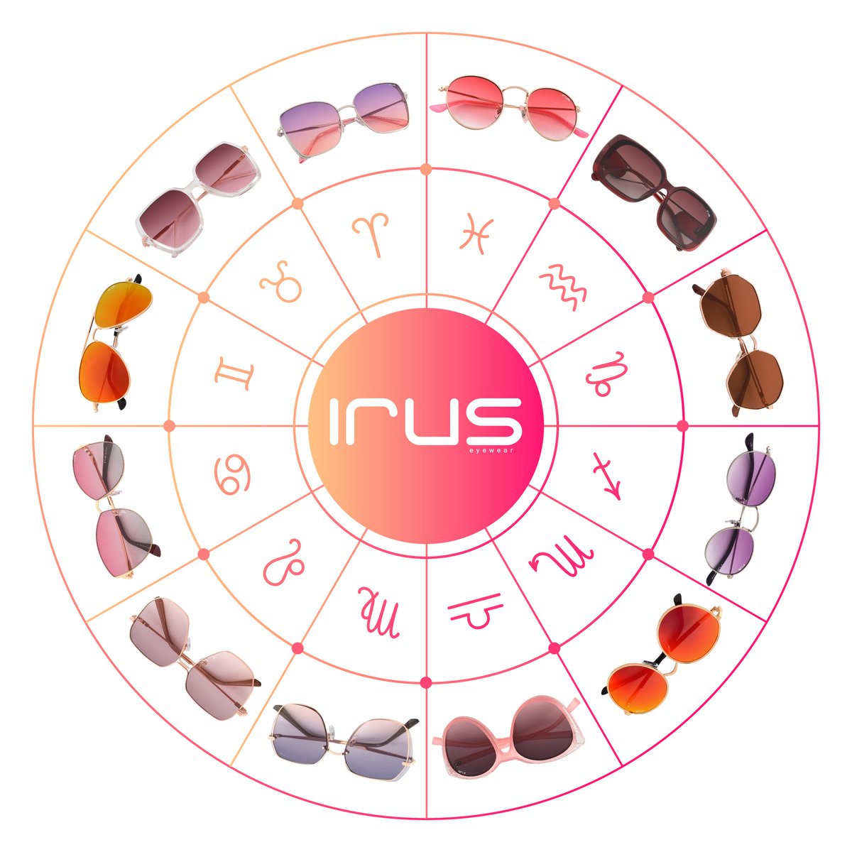 A spectrum of style: Discover our colourful eyewear for every zodiac sign! #KaleidoscopeCollection 

#IRUSeyewear #Sunglasses #Specs #ColorfulSpecs #SummerColours #SummerStyles #TrendyStyles #StyleInspo #FashionInspo #Fashion #Style #NewCollection