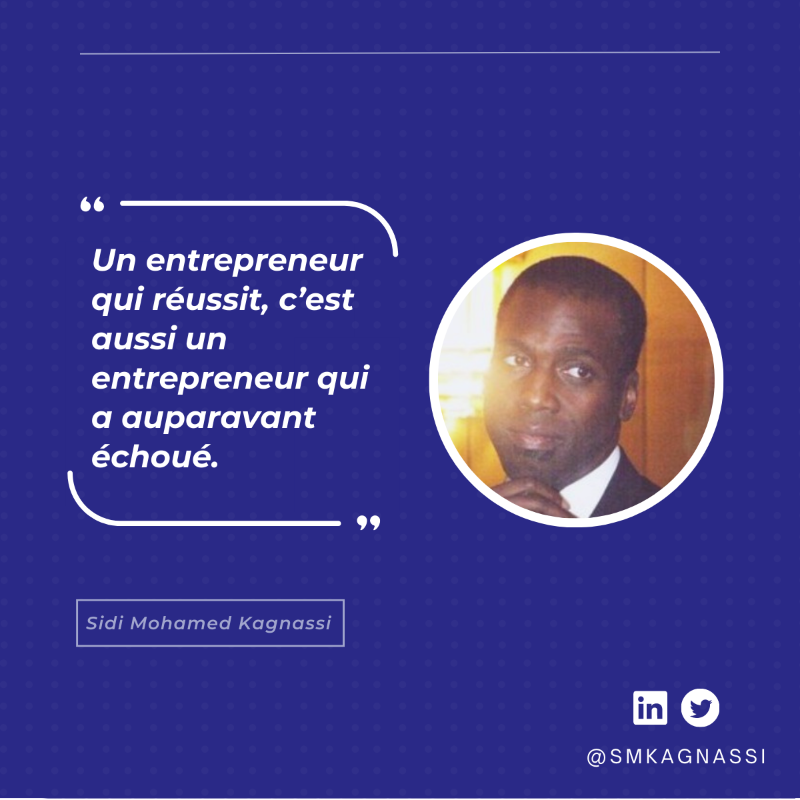 SMKAGNASSI's tweet photo. Un entrepreneur qui réussit, c’est aussi un entrepreneur qui a auparavant échoué. Les échecs font partie du chemin entrepreneurial. Ils sont une source d’apprentissage précieuse. L'échec n’est qu’une étape vers la réussite ! https://t.co/kRJKZywRcI