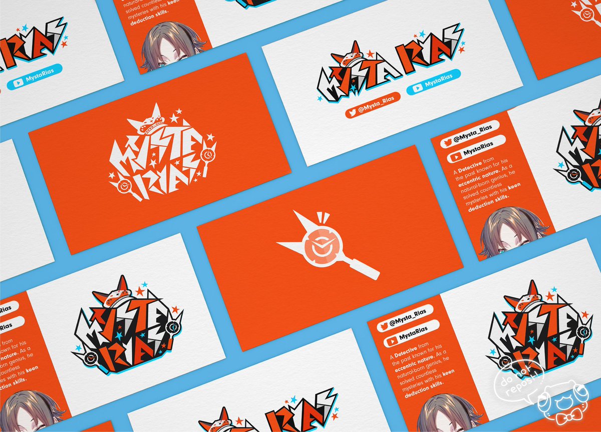 MagicalMeily's tweet photo. In fandom spaces, graphic design fanart never gets as much attention as illustration (which is understandable), so I'm still totally in awe of the 13k likes on my Mysta logo 🥹🧡
#MeilyDesign ⋆ #MystArt https://t.co/E8HQcJv1IA