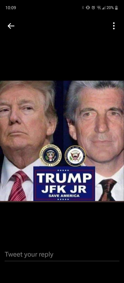 AnitaMWeir1's tweet photo. @PapiTrumpo It wasn't a typo, Patriots! Papi is trying to tell us all something! Hmmm! ๐ค
I wonder!๐ค I guess it's almost Time to bring out JFK Jr! #Trump ๐บ๐ฒ๐ด๐บ๐ฒ #DonaldTrump ๐บ๐ฒ๐ด๐บ๐ฒ #TrumpWon2020Election
#DemocratesCheated ๐
#TrumpBefore2024 ๐บ๐ฒ
#NothingIsImpossibleForGod #POTUS45DJT๐บ๐ฒ๐บ๐ฒ๐บ๐ฒ https://t.co/zvWU8ubZ9m