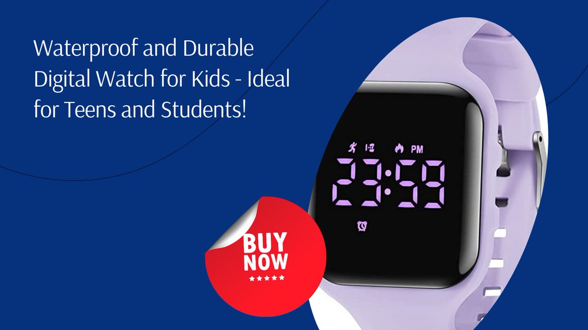 Fitness Tracker Watch for Kids - Perfect for Active Boys and Girls!

Buy Now : amzn.to/3I3HKld

#KidsWatches #DigitalSportWatch #FitnessTracker #AlarmClock #Stopwatch #WaterproofWatch #TeenWatches #StudentWatches #Ages5-12