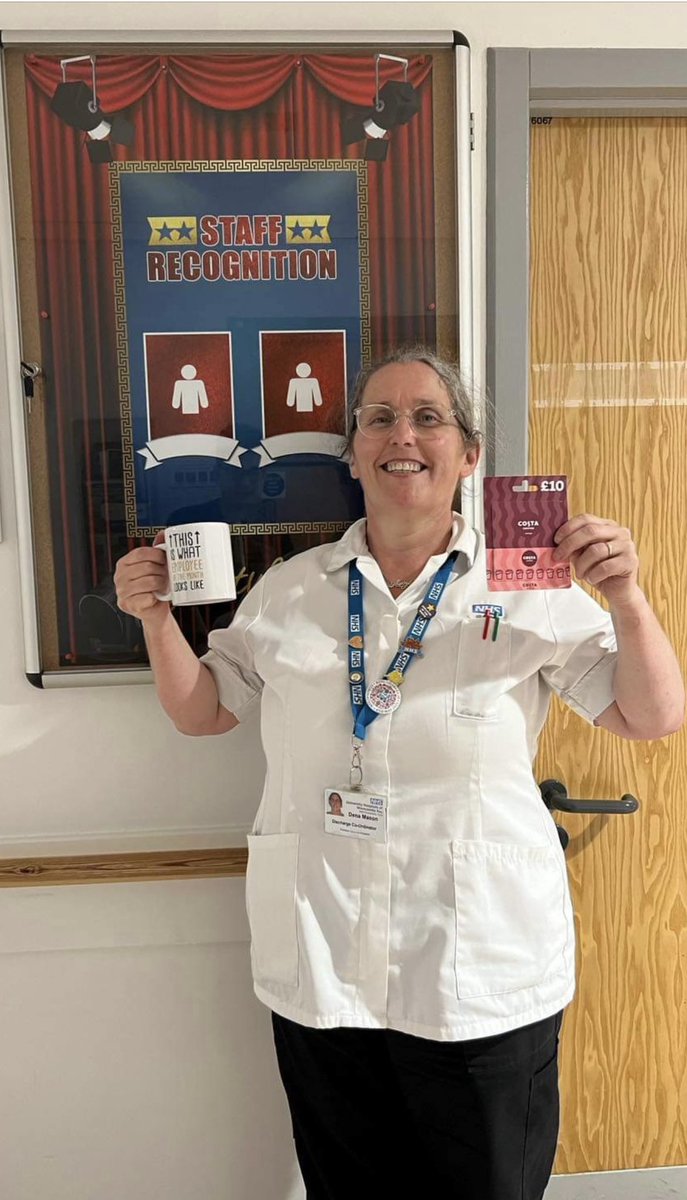 Ward 6’s first employee of the month goes to Dena Mason discharge coordinator for her hard work and dedication <a href="/FghStroke/">FGH Ward 6 Stroke Team</a>