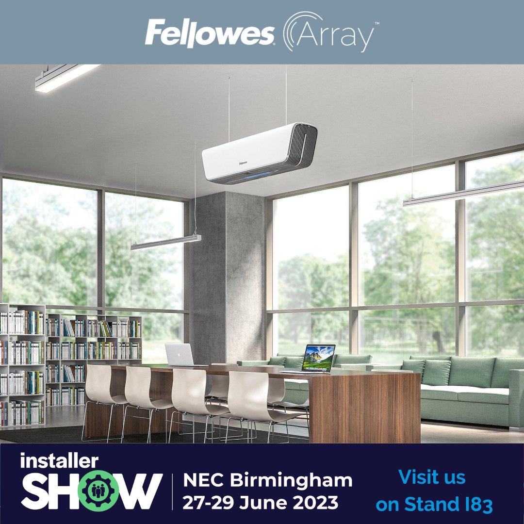 We’re looking forward to Installer Show, where we will be showcasing our latest innovation in indoor air quality solutions, Array™.

Join us on stand I83.

#airpurifier #cleanair #Installershow2023
