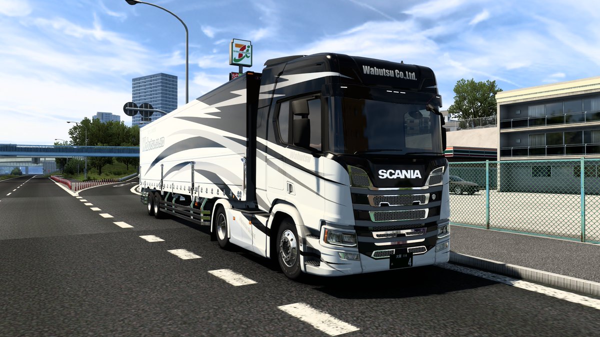 starforce1128's tweet photo. Wabutsu再現シリーズ
Modeling : 整備士さん
Skin : starforce1128
#ETS2 #wabutsu #SCANIA #ETS2jp
黒&グレーのライン模様のスカニアです https://t.co/11QQNXCbZI