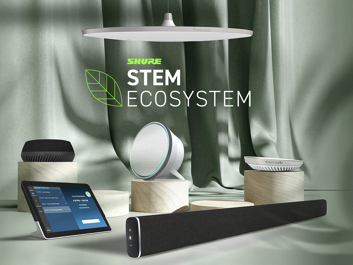 Featuring in the June newsletter: With Stem's fully customisable ecosystem, you have freedom to create, manage and scale your collaboration space audio effortlessly. Reach out to our team today to learn more! okt.to/WLswvM #AudioRevolution #CollaborationMadeEasy <a href="/shure/">Shure</a>