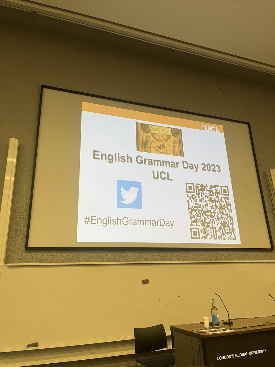 We are very excited to be kicking off #englishgrammarday 2023 in sunny London this morning! For anyone who couldn’t make it, we’ll be tweeting in this thread throughout the day!