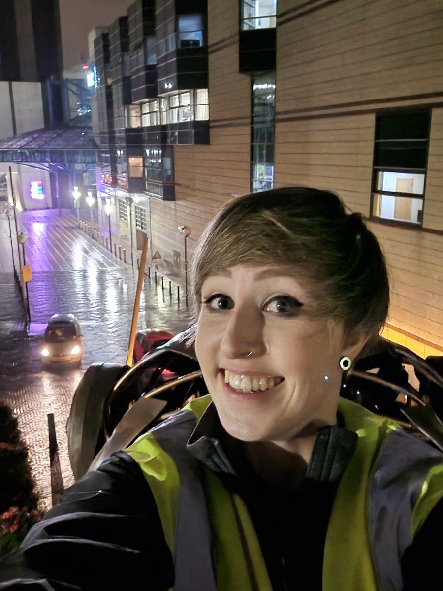 Happy #InternationalWomenInEngineeringDay to all my badass ladies!

Here's a picture of me helping pilot an 8-metre tall mechanical bull out of a square in Birmingham at about 1am - a career in engineering or STEM might be more varied than you think 😉