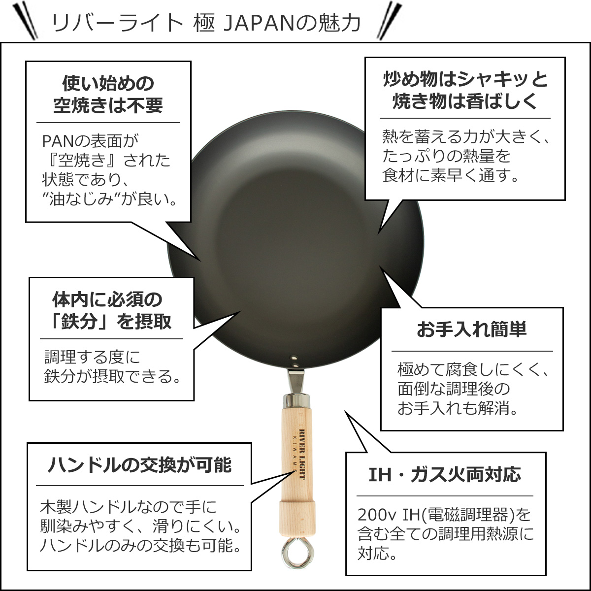 FavoriteStyleJP's tweet photo. 熱をしっかり蓄え、食材にたっぷり熱を伝えることで
料理が美味しく仕上がる鉄フライパン。
そんな鉄フライパン初心者のスタッフたちが
「これなら上手に長く付き合えそう！」と口を揃えた
"極めてサビにくく、お手入れ簡単"な
リバーライトの「極 JAPAN」シリーズを使ってみました！
#リバーライト https://t.co/fjHbuy9lQP