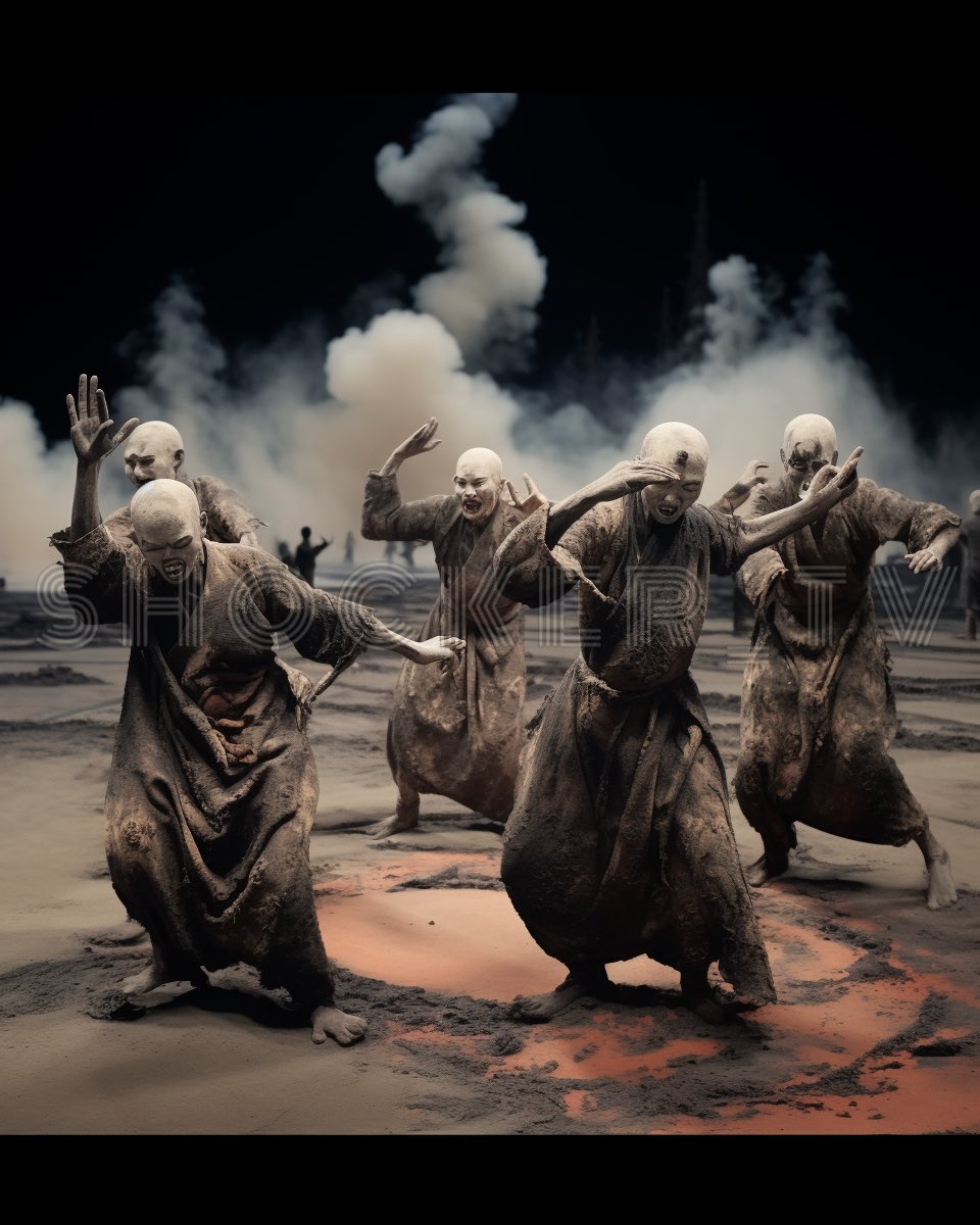 shocker_tv's tweet photo. 縄文黙示録 (Jomon Apocalypse)
#butoh #暗黒舞踏 #山海塾 #土方巽 #大野一雄 #dance #jomon #縄文時代 #modernprimitive #primitive #ancient #indigenous #apocalypse #darkart #magicalrealism #surrealism https://t.co/93MDeWlF2G
