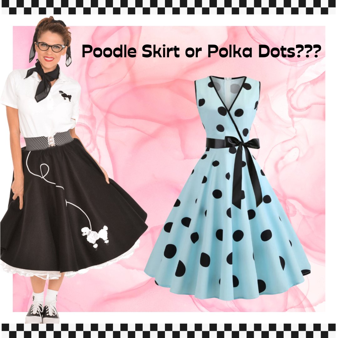 What are you wearing to the Summer Sock Hop? I can't decide between the poodle skirt or the polka dots! 

Haven't got your tickets yet? Click Here: eventbrite.com/e/summer-sock-…

<a href="/RememberBetty/">Remember Betty</a> <a href="/dannywood/">Danny Wood</a> #bettyboppdx #nwiroregon