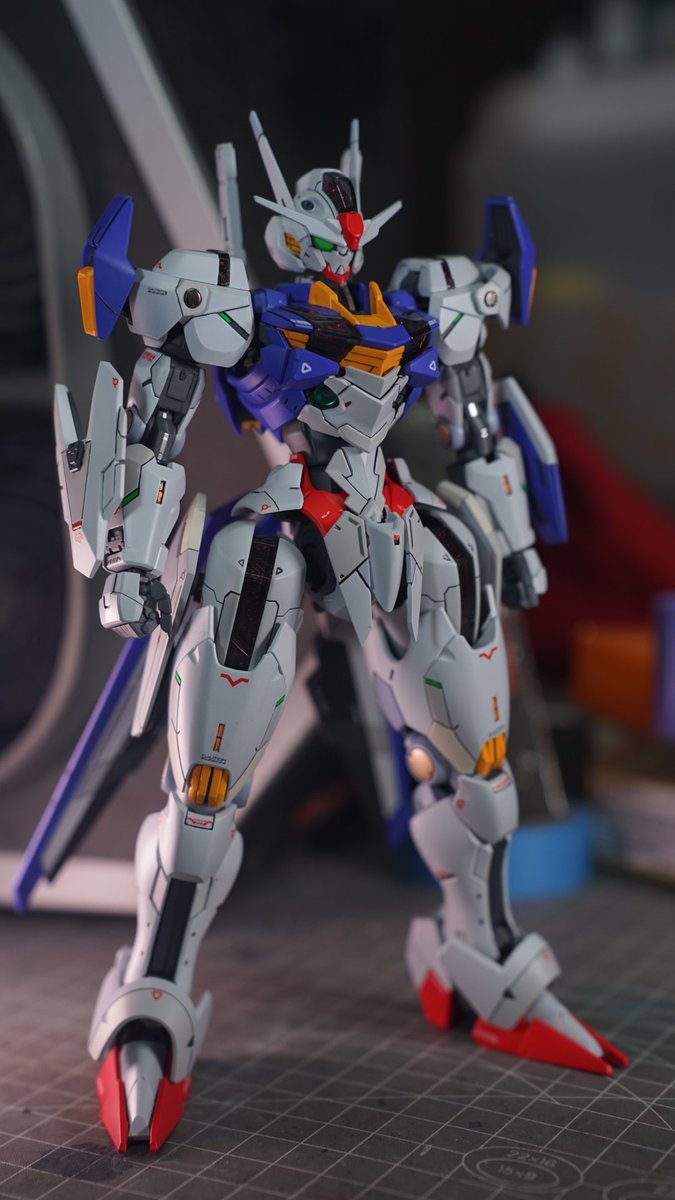 Plane86's tweet photo. Fm エアリアル 

#水星の魔女 
#ガンプラ https://t.co/J80y1pm61E