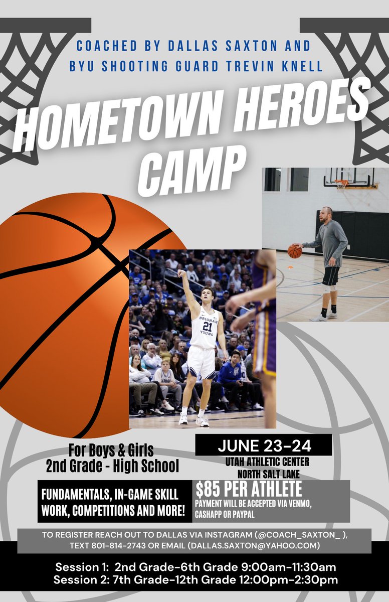 Camp begins TOMORROW morning‼️🏀 We still have slots available and will be taking registration during check in. Come join us on a great weekend of work &amp; learning. #Opportunity