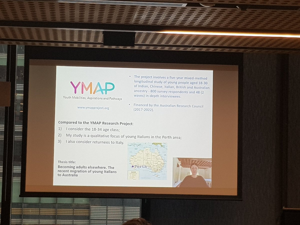 YMAPProject's tweet image. Continuing with our special @YMAP session, we have recently finished PhD candidate Giulia Marchetti presenting virtually 'The COVID-19 impact on young Italians mobile lives'