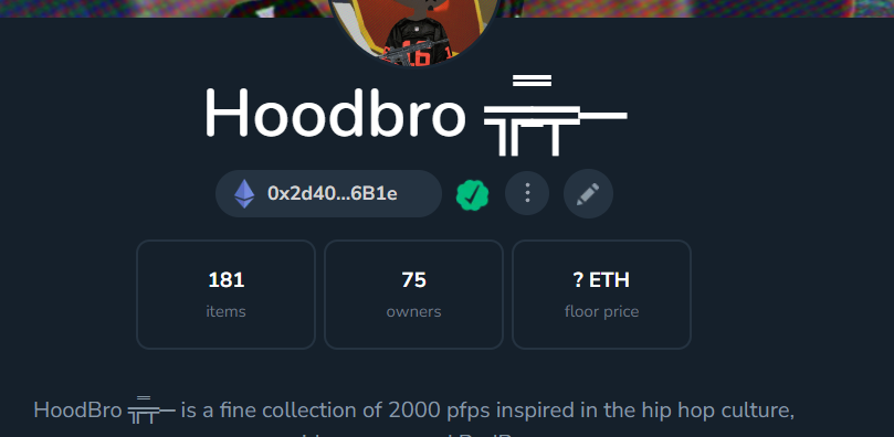 HoodBro ╦̵̵̿╤─ | MINT LIVE ON SCATTER. tweet media